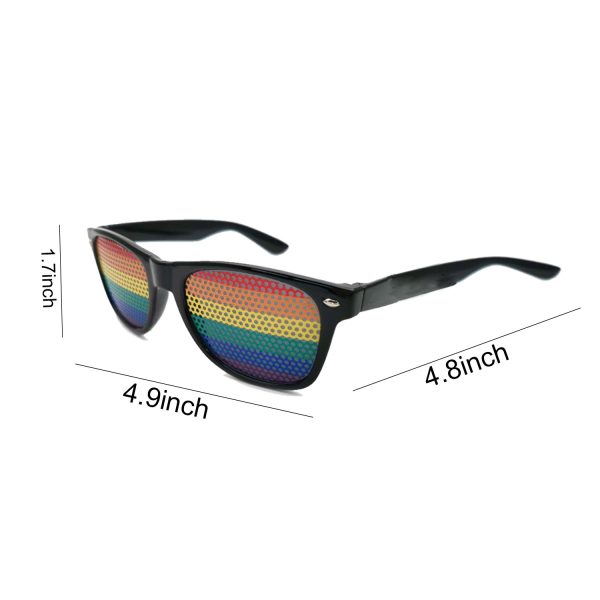 Cute Rainbow Sticker Sunglasses