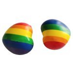 PU Rainbow Heart Stress Reliever Squeeze Ball