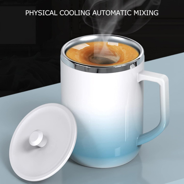 Temperature Difference Self Stirring Cup Mixing Coffee Mug