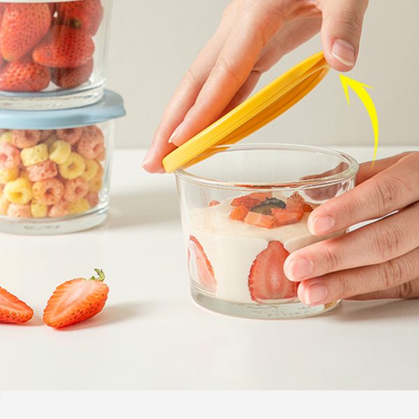 Portable Sealed Glass Food Storage Containers