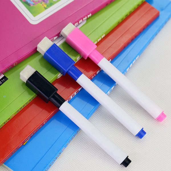 Colorful erasable and magnetic whiteboard markers