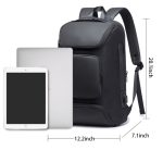 Oxford anti-theft backpack with usb charging port