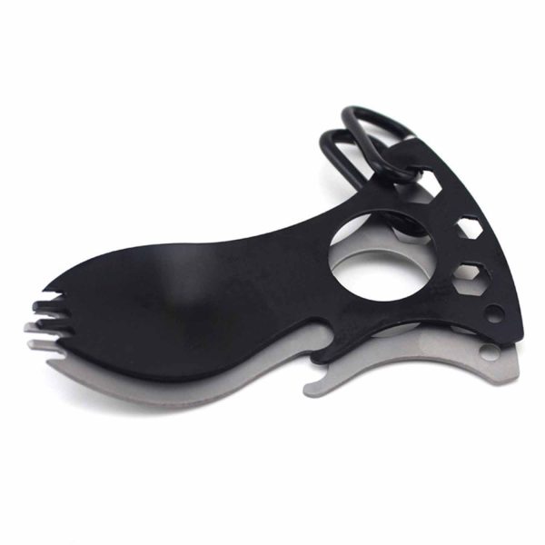 Multifunction Outdoor Camping Fork Spoon Opener