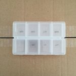 8 day pill box organizer