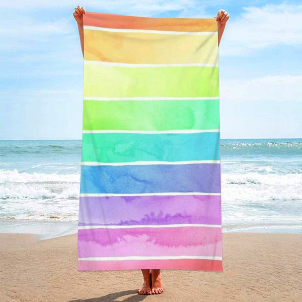 Beach swimming quick drying bath towel