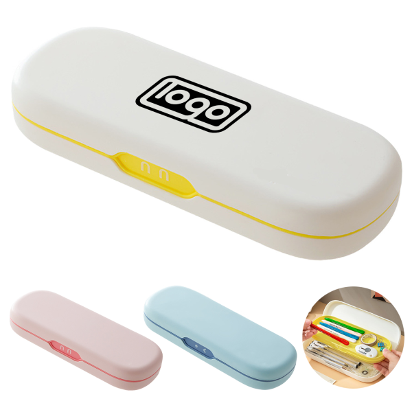 Long Cute Compact Plastic Pencil Box