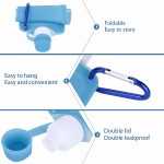 18.5Oz Outdoor Portable Silicone Folding water Bag