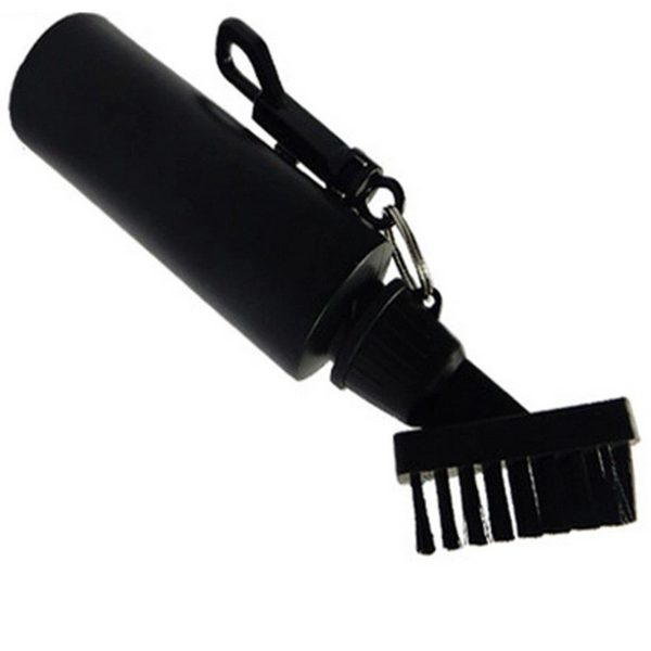 Automatic water-discharging golf club cleaning brush