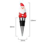 Santa Claus PVC Wine Stopper