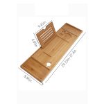 Bamboo Wood Expandable Non-slip Bathtub Tray