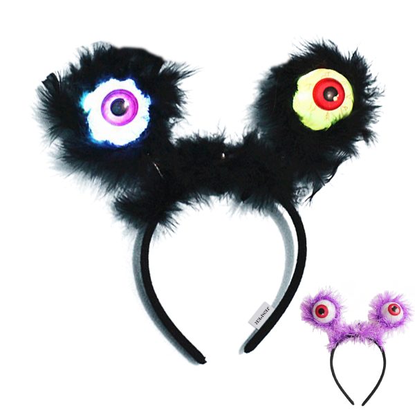 Halloween Light Up LED Glowing Eyeball Headband