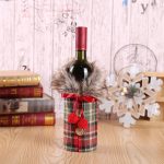 Christmas Decorations Wine Covers