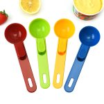 Press-type plastic ice cream scoop