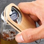 Mini Bamboo Bottle Opener