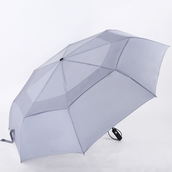 Fully automatic three fold windproof golf umbrella