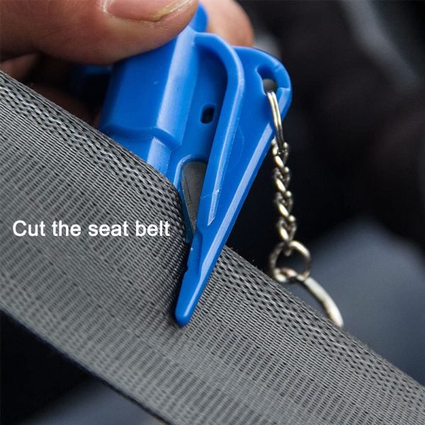 3 In 1 Emergency Car Escape Hammer Key Chain