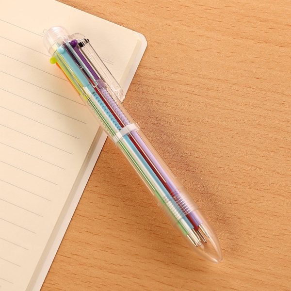 Multi-Color Transparent Ballpoint Pen