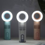 Portable USB Rechargeable Bladeless Mini Fan Handheld