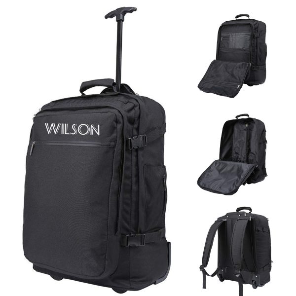 Nylon men's hand-carried trolley business backpack