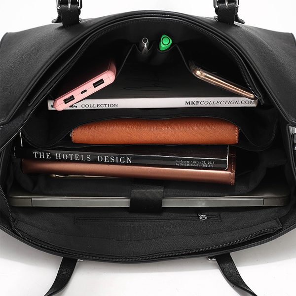 Women's PU Leather Laptop Bag