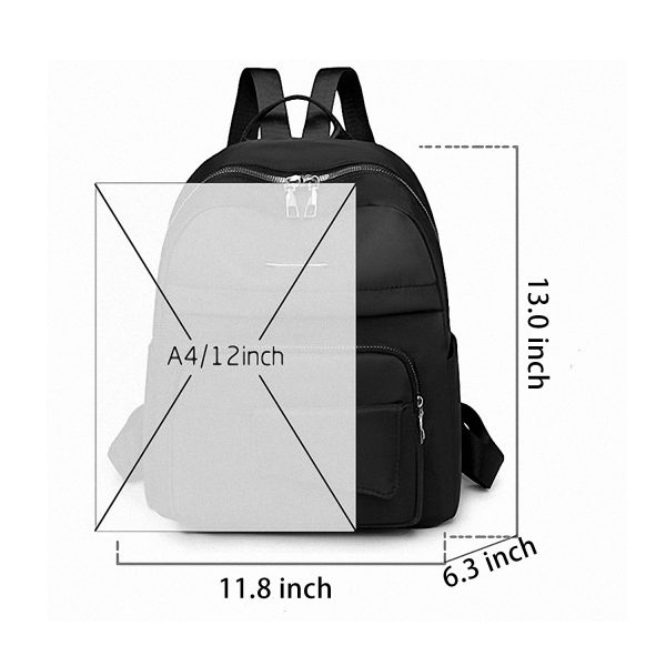 Multi functional nylon travel and work backpack