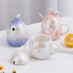 10.1Oz Bunny Rabbit-Shaped Ceramic Coffee Mug