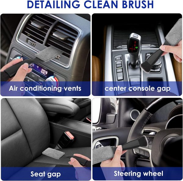 Car Interior Exterior Detail Dust Double Head Brush