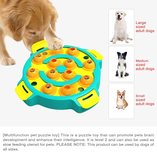 Treat Dispensing Puzzle Toys for Dogs Spinning Food Dispens