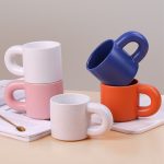 14 Oz. Large Handle Ceramic Coffee Cup Mug