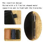 Mini PU Memo Pad W/ Pen Holder