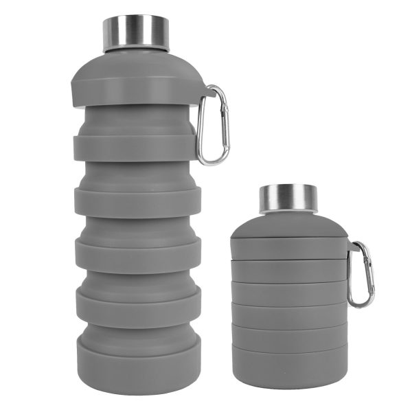 34oz Large capacity outdoor retractable folding water bottle