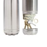 Stainless Steel Water Bottle With Private Money Box