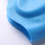 Long Hair Pure Silicone Waterproof Swim Cap