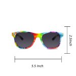 Colourful Rainbow Style Sunglasses