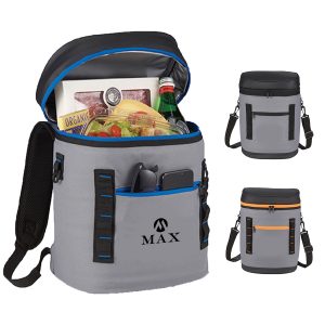 Portable large capacity leak-proof fresh-keeping backpack