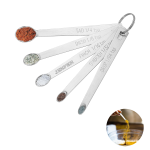 5Pcs Stainless Steel Small Measuring Spoons Set