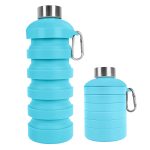 34oz Large capacity outdoor retractable folding water bottle