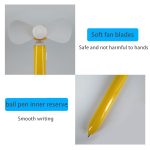 2 in-1 Creative Handheld Mini Fan With Ballpoint Pen