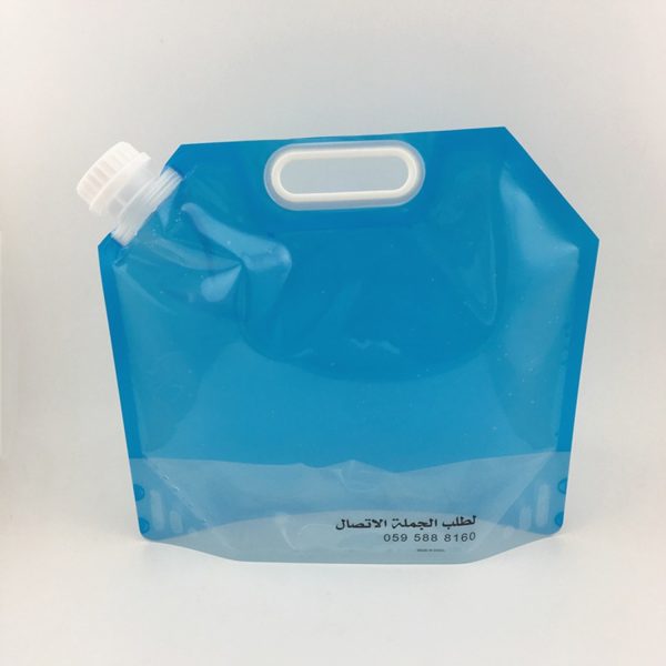 Transparent plastic packaging bags