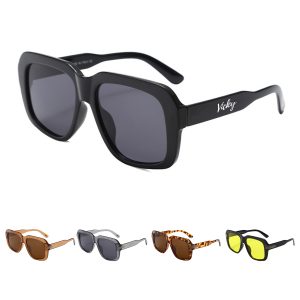 Retro Polarized Rectangle Sunglasses