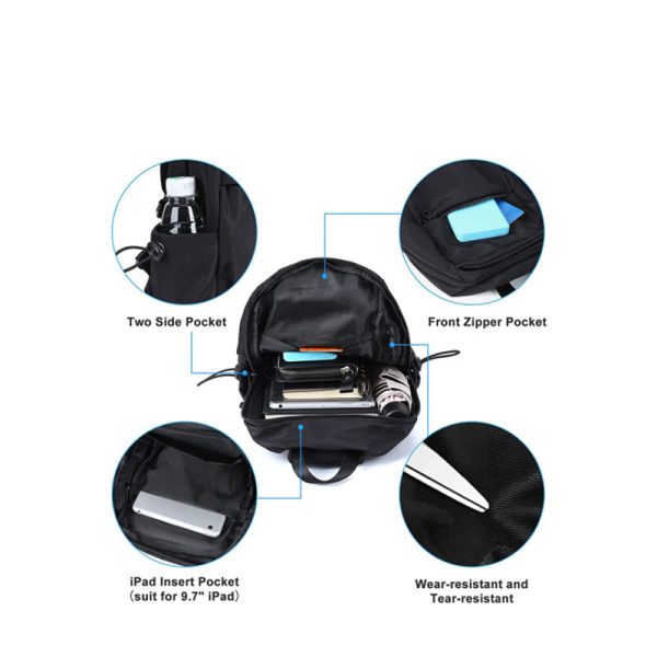 Crossbody bag USB charging leisure sports backpack