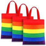 Rainbow Canvas Tote Bag