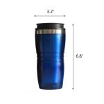 Double-layer stainless steel car water cup