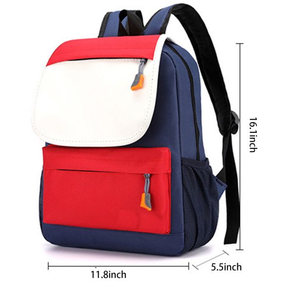 Nylon cute multicolored school bag for children