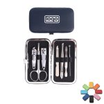 7 in 1 Stainless Steel Manicure Set With Leather Package