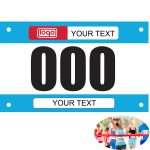 Custom Running Bib Race Number Tag