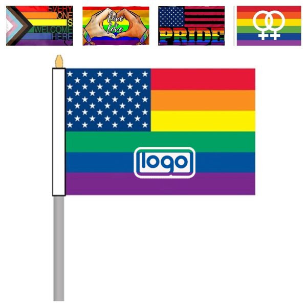 12" X 18" Lgbt Pride Gay Rainbow Flag