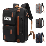 Men'S Durable Student Book Functional Backpack