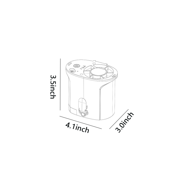 Outdoor Rechargeable waist fan