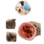 Soft Rubber Pet Paw Cleaner & Pet-Hair Bursh